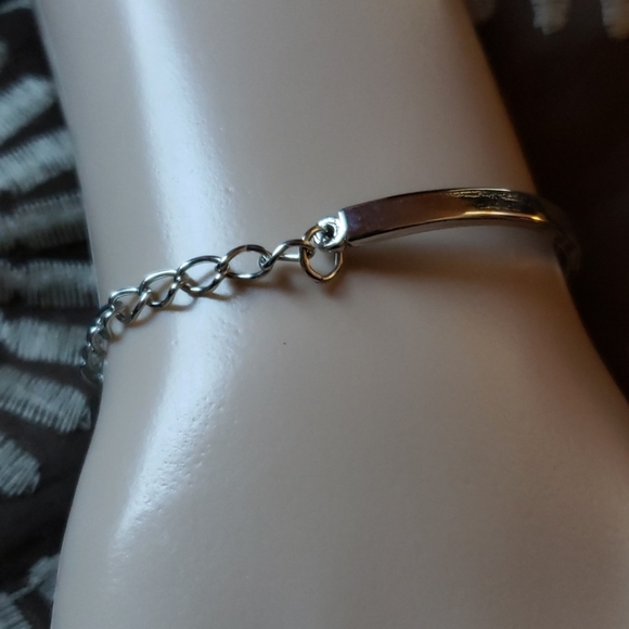 Link bracelet with Bible scripture verse Walk in love Ephesians 5:2 - Picture 3 of 4